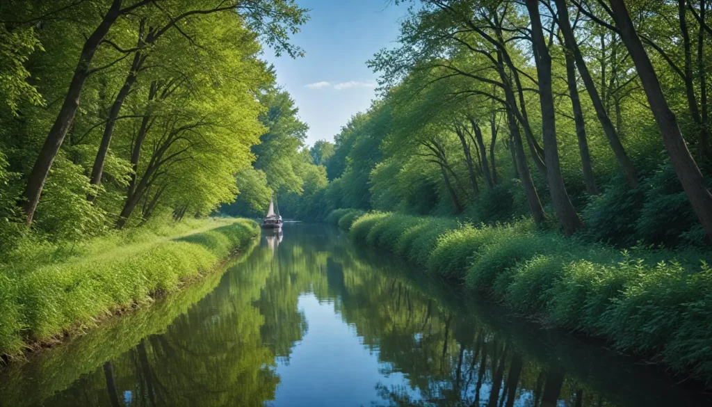 Przygotowanie do żeglugi po wąskich kanałach mazurskich